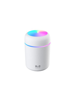 Humidificador Ultrasónico Eléctrico de 300ML con Luz Nocturna LED